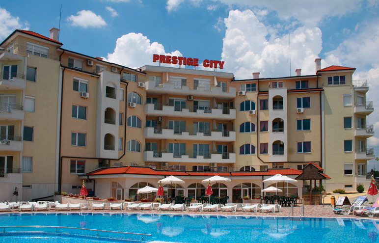 Prestige City Aparthotel Slantschew brjag Exterior foto